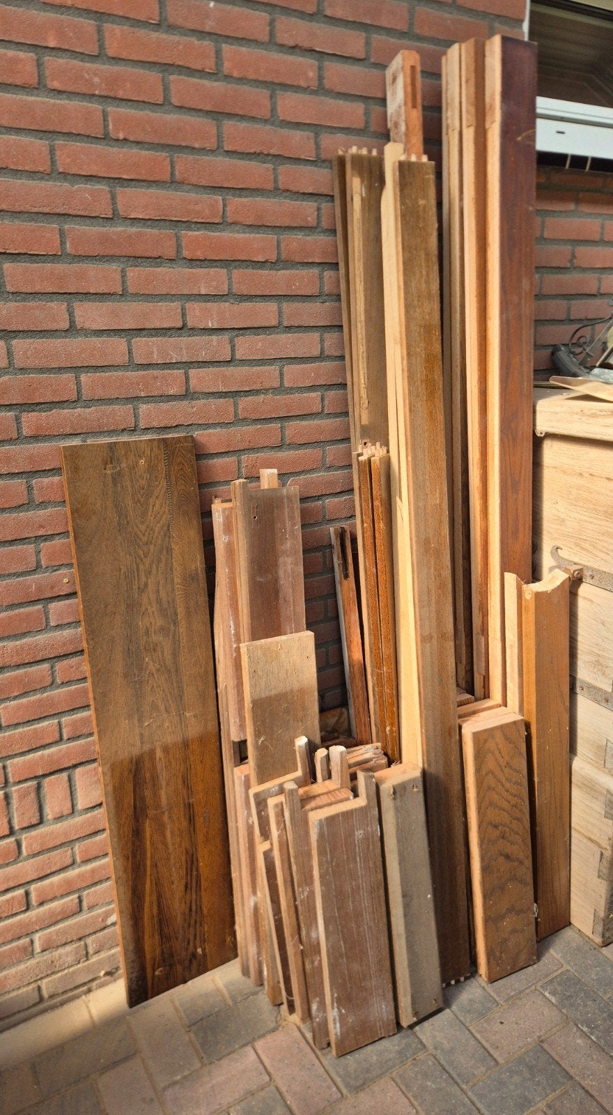 restanten hout, Ophalen, Overige houtsoorten, Minder dan 200 cm, Plank