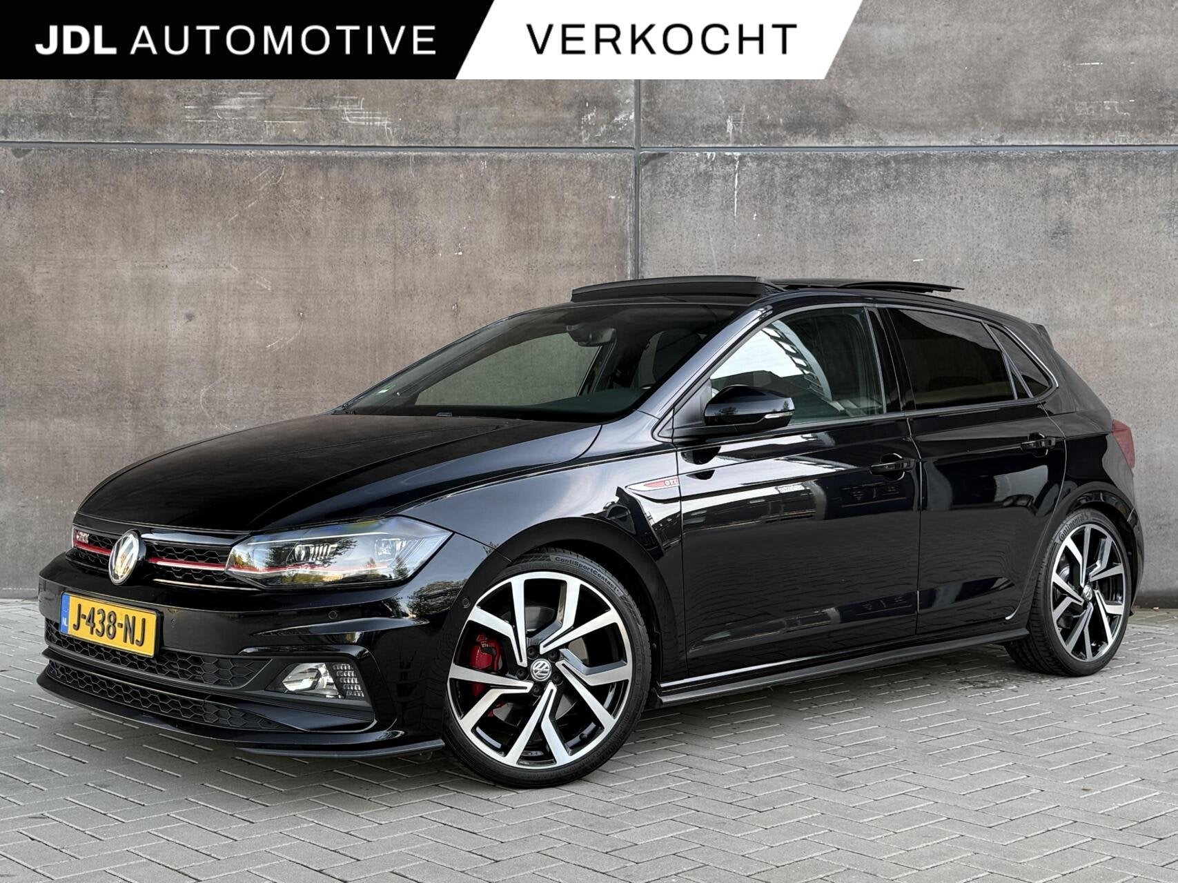 Volkswagen Polo 2.0 TSI GTI | Panorama Dak | Adaptieve Cruis, Stof, Gebruikt, 4 cilinders, Zwart