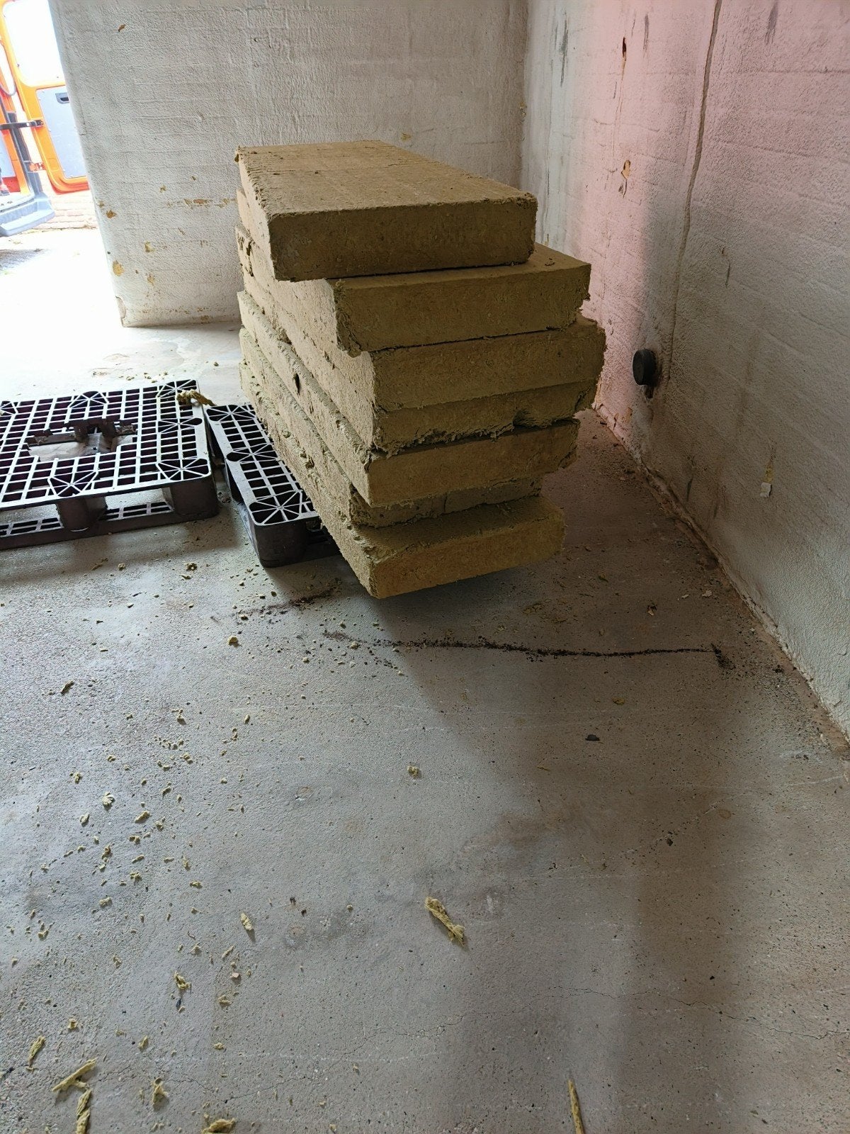 Rockwool harde persing isolatieplaten 200x60x13,5 cm, Doe-het-zelf en Verbouw, Ophalen, 10 tot 15 m², Steenwol, Zo goed als nieuw