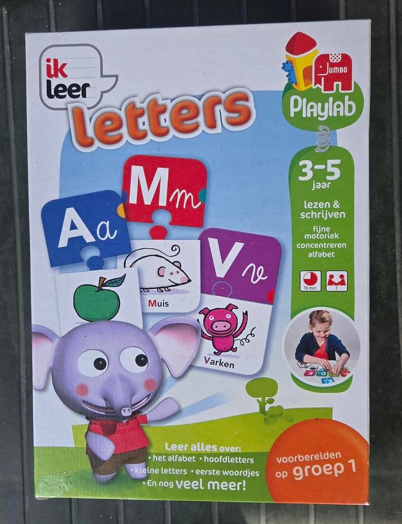 Ik leer letters, Kinderen en Baby's, Speelgoed | Educatief en Creatief, Ophalen of Verzenden, Zo goed als nieuw, Taal en Lezen