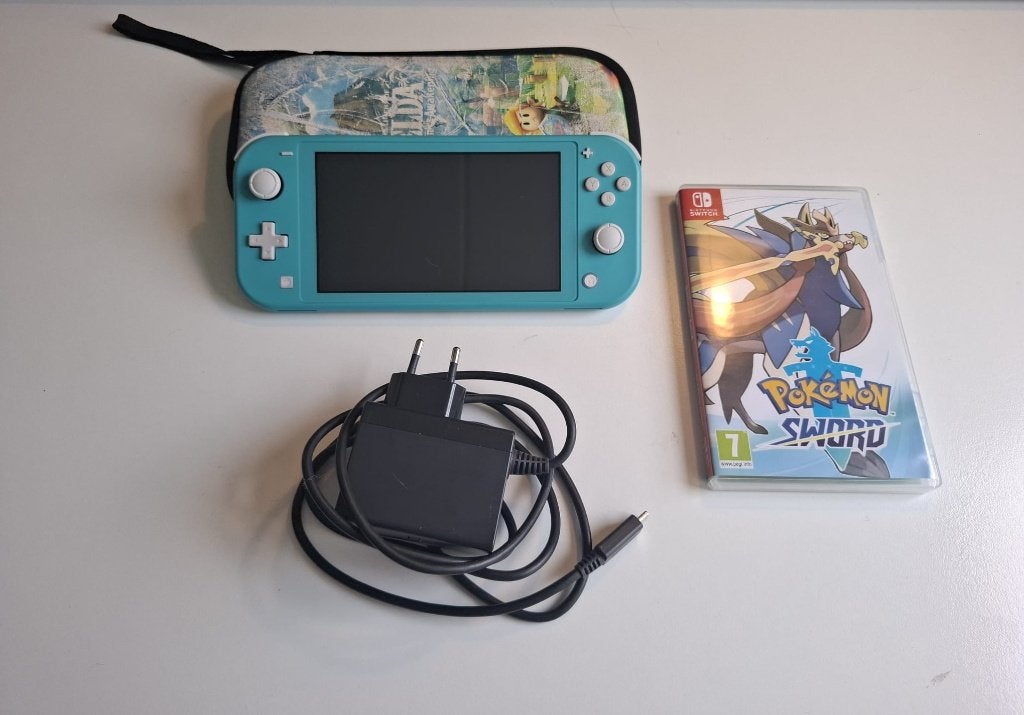 Nintendo switch Lite turquoise, Spelcomputers en Games, Spelcomputers | Nintendo Switch Lite, Ophalen of Verzenden, Turquoise