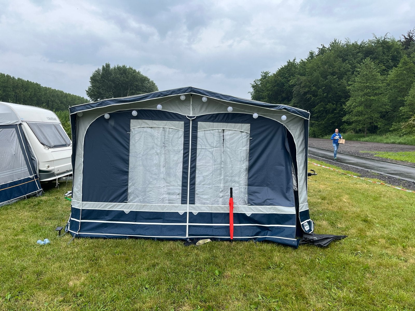 Goldcamp Sardinië 300 Voortent - Omloop 780-800 cm, Ophalen, Gebruikt