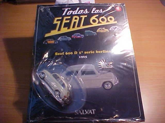 Solido - Seat 600 D 1a serie Berlina [wit] 1/43 MIB, Ophalen of Verzenden, Nieuw, Auto, Solido
