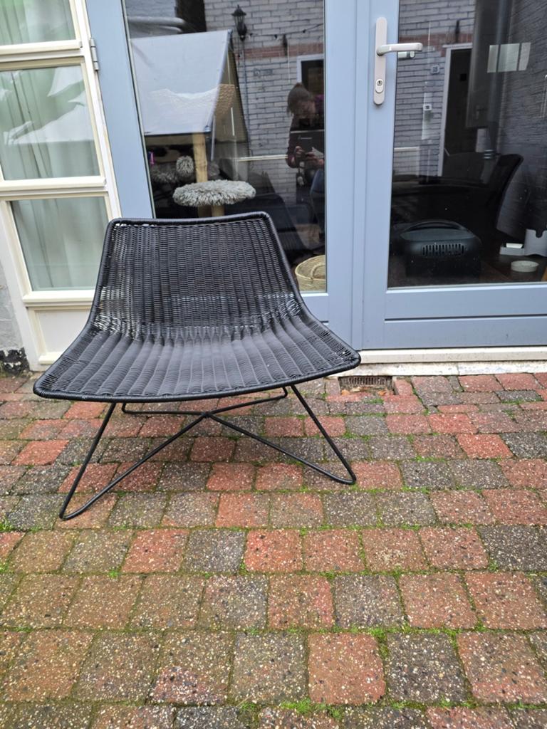 Zwarte stoelen 2 stuks, Huis en Inrichting, Ophalen, Zwart, Twee