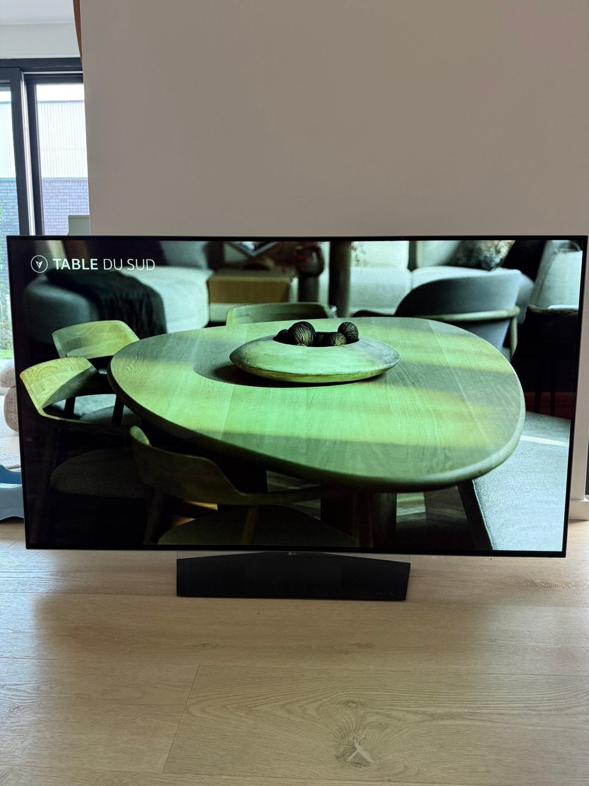 LG Oled 55 inch tv groene waas, Gebruikt, OLED, Ophalen of Verzenden, 100 Hz