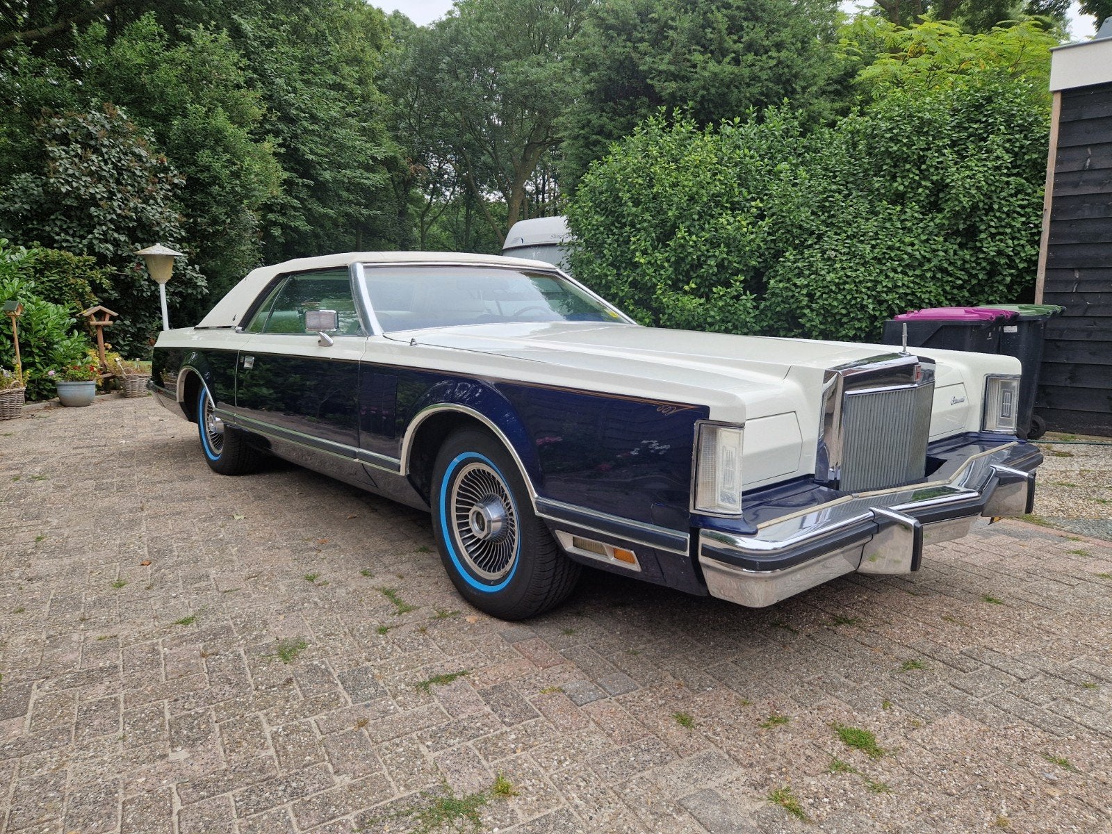 Oldtimer Lincoln Continental 6.6 Mark V AUT 1979 Wit, Auto's, Lincoln, Automaat, 8 cilinders, 2000 kg, Continental