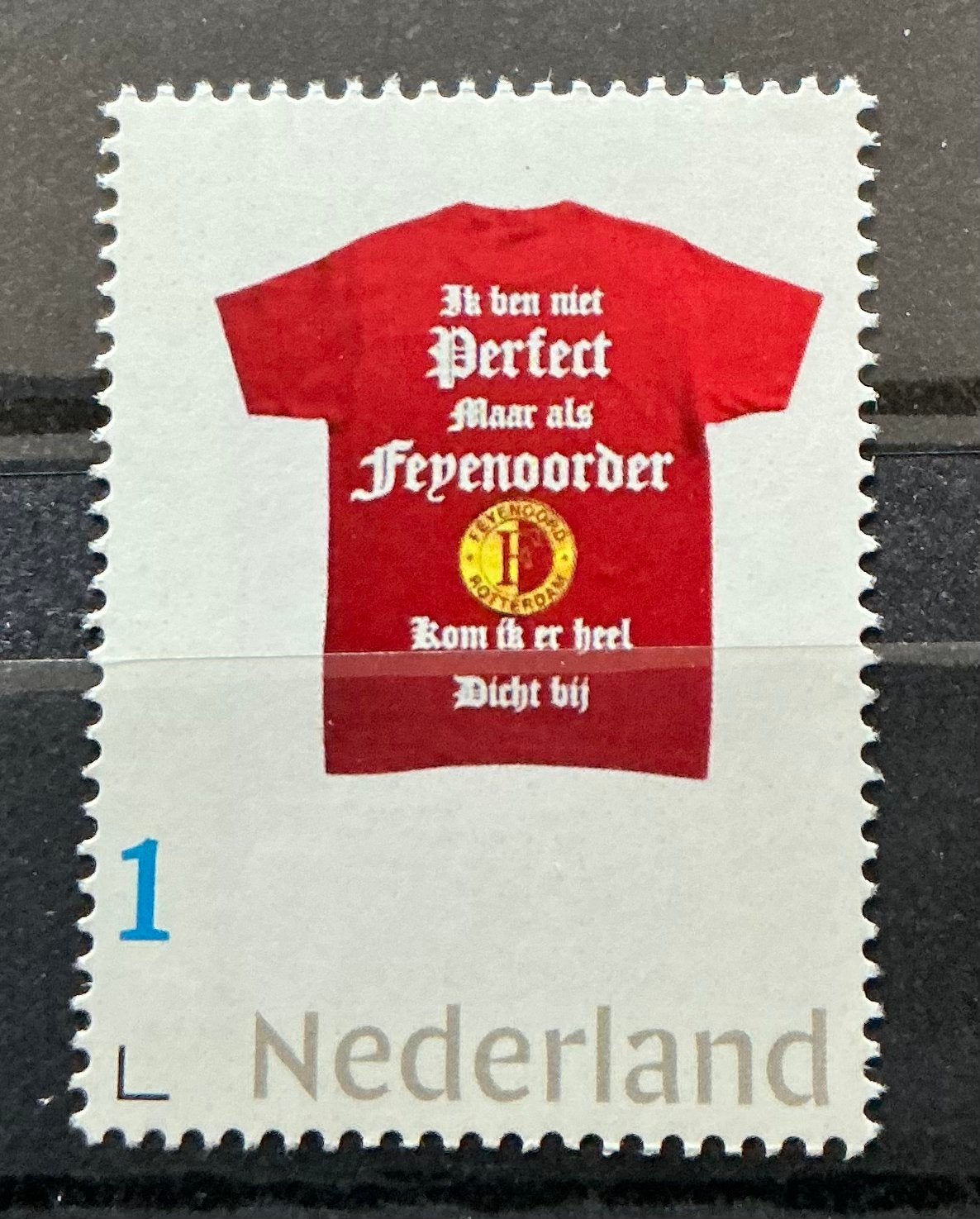 NEDERLAND PERSOONLIJKE FEYENNORD ZEGEL, Postzegels en Munten, Ophalen of Verzenden, Postfris