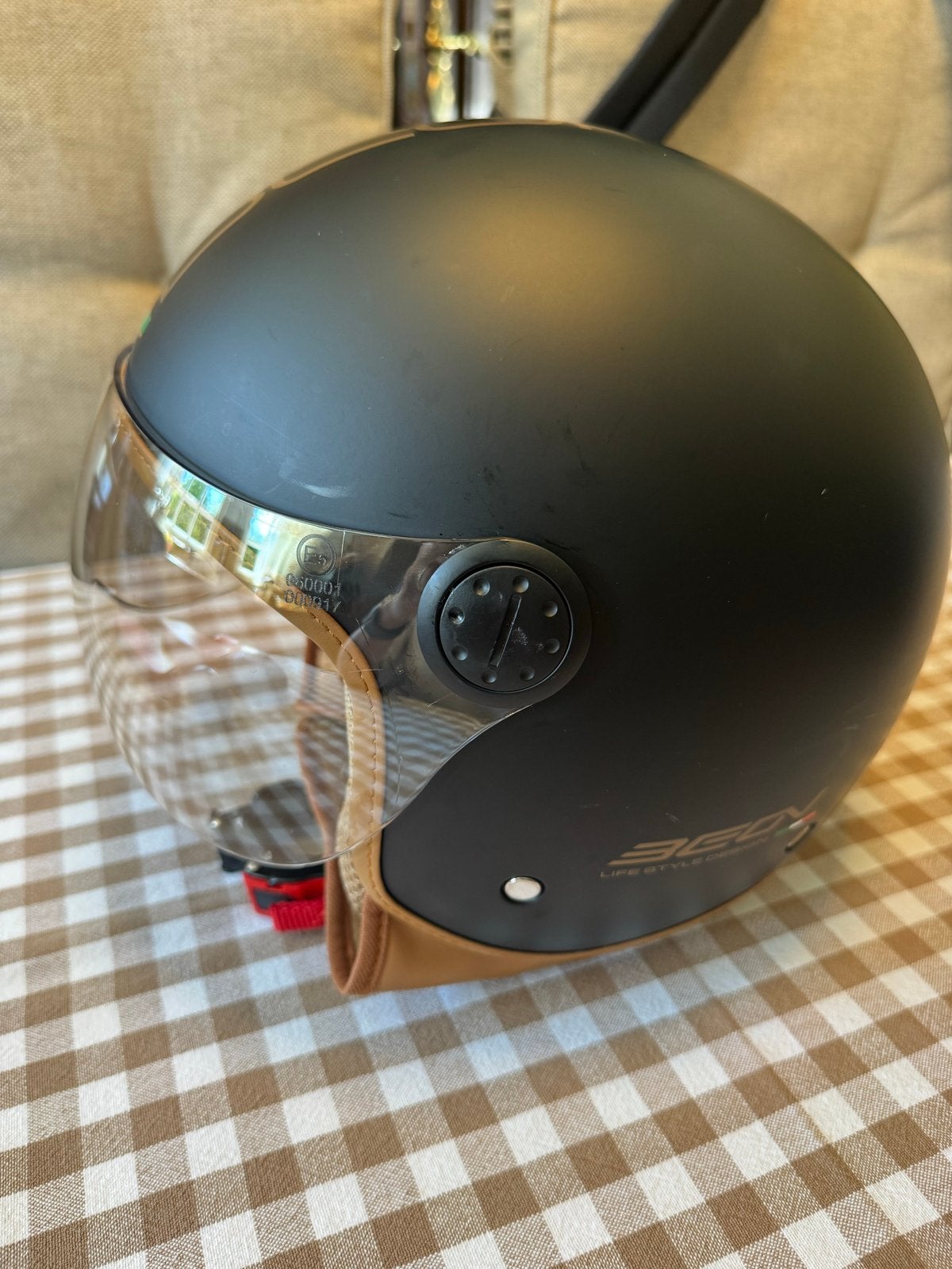 BeonDesign Scooterhelm - Mat Zwart Maat M, Ophalen of Verzenden, Zo goed als nieuw, Medium