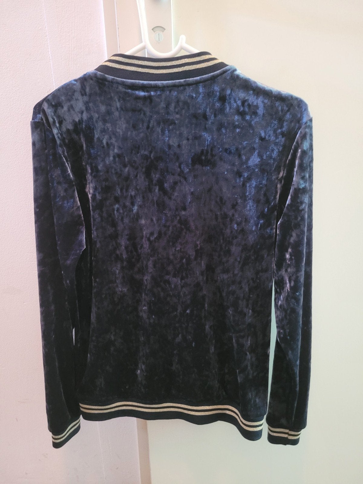 Casual Ladies Fluwelen Bomberjack Maat M, Maat 38/40 (M), Blauw, Casual Ladies, Ophalen of Verzenden