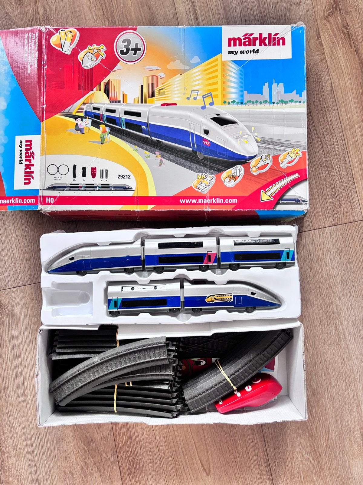 Märklin TGV myworld 29212 Treinset - Compleet (mist 1 raampj, Wisselstroom, Ophalen of Verzenden, Analoog, Märklin