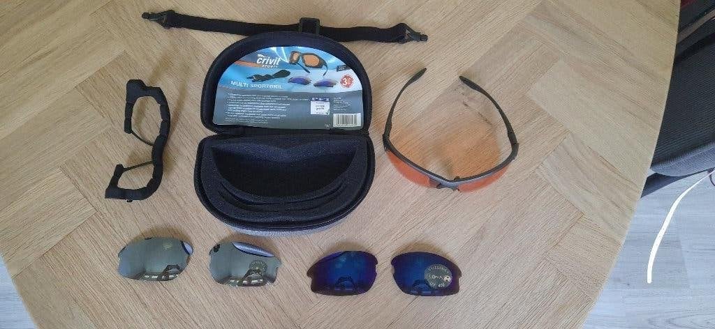 Sportbril/fietsbril/zonnebril met verwisselbare glazen, Sport en Fitness, Wielrennen, Ophalen of Verzenden, Nieuw, Overige typen