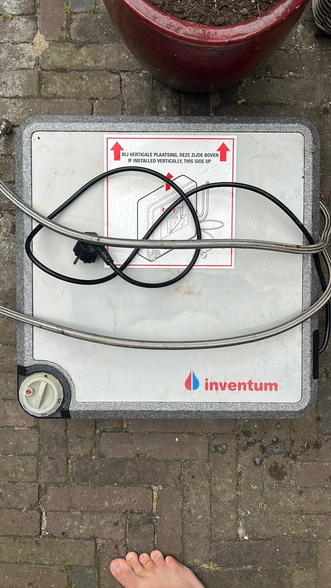 Inventum Keuken Plint Boiler 10 ltr, Ophalen, Aardgas, Boiler, Zo goed als nieuw