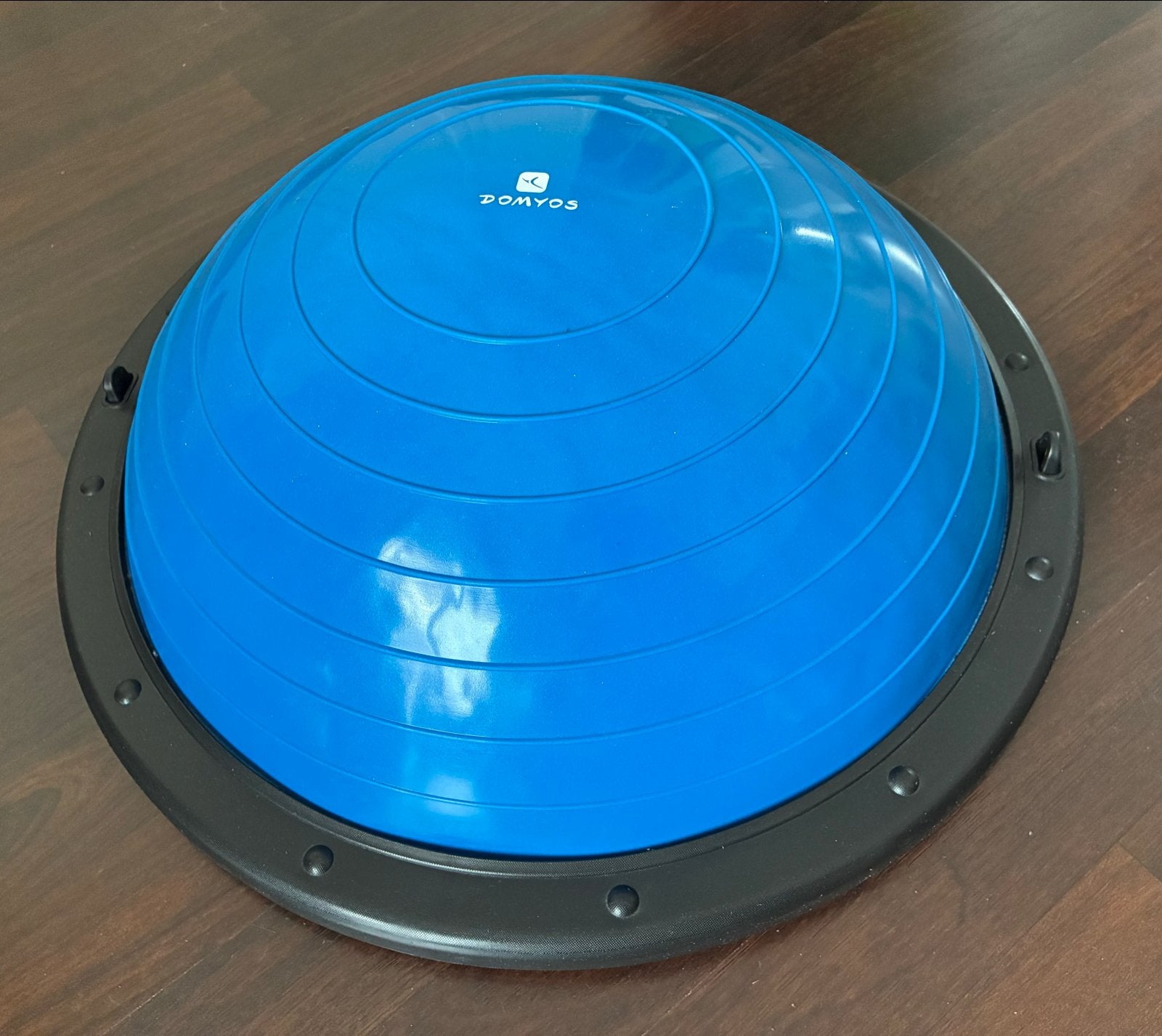 Domyos Balance Station / Bosu bal met weerstandsbanden, Sport en Fitness, Fitnessmaterialen, Ophalen of Verzenden, Zo goed als nieuw