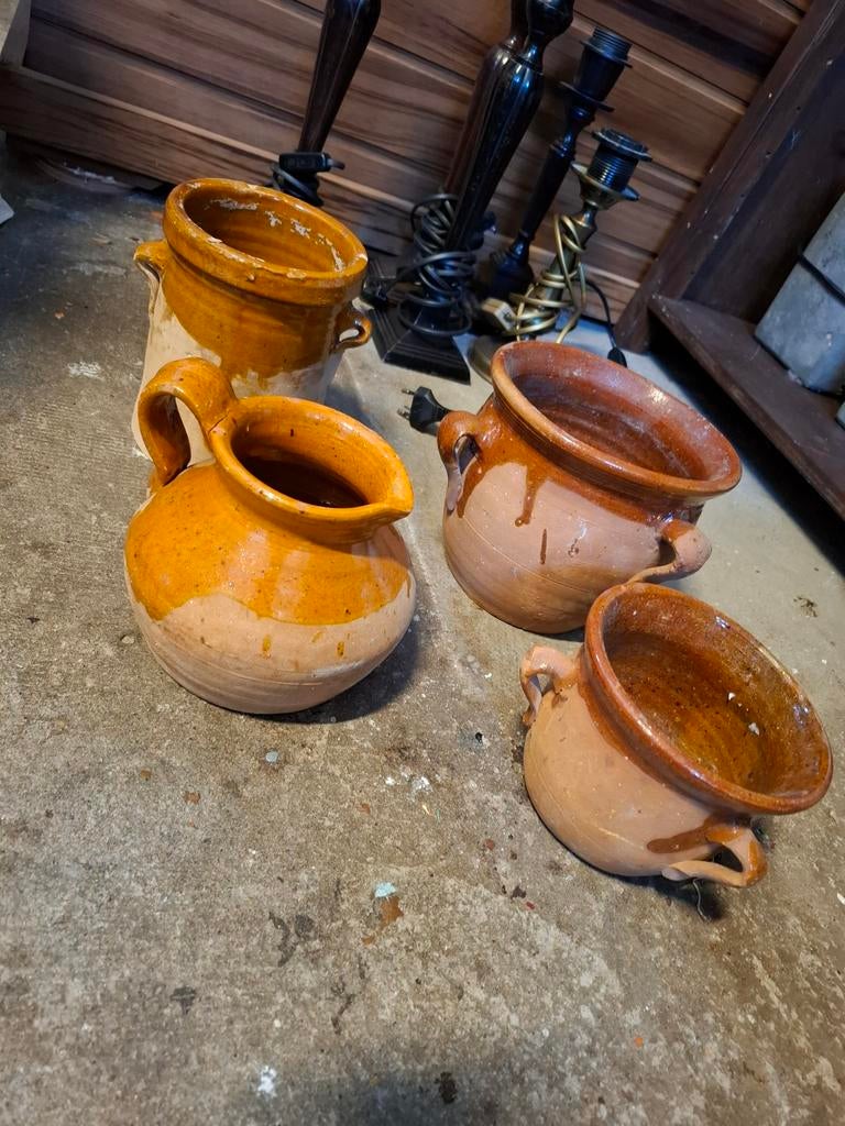 Leuk setje terracotta potten, Ophalen