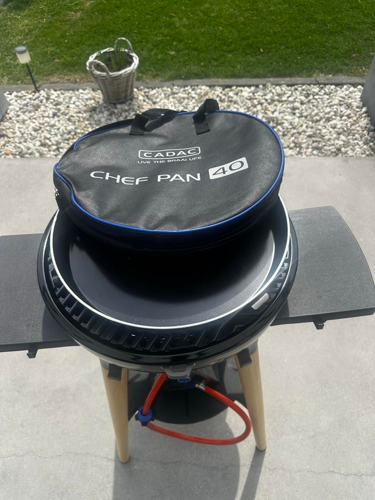 Cadac Citi Chef 40FS incl. Trio Power Pak BBQ met hoes, Ophalen of Verzenden, Zo goed als nieuw