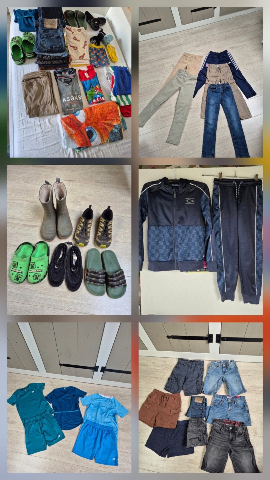 70 delig kinderkledingpakket maat 128-140, Ophalen of Verzenden, Gebruikt, Maat 128