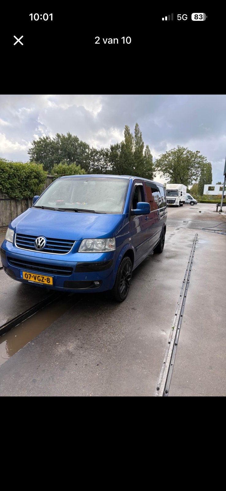 Volkswagen 2007, Euro 5, Stof, Zwart, Diesel