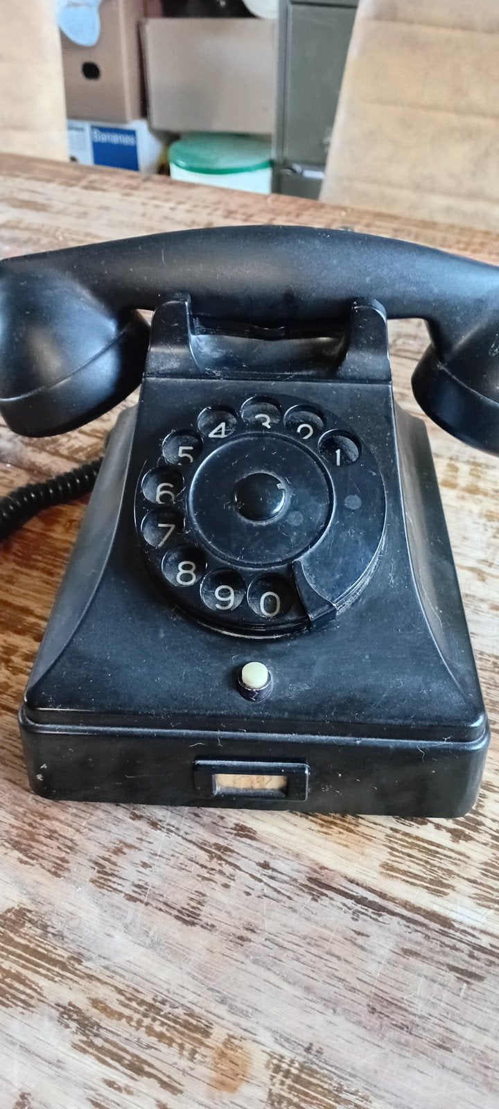 bakelieten telefoon, Telecommunicatie, Ophalen of Verzenden, Gebruikt, Bakeliet