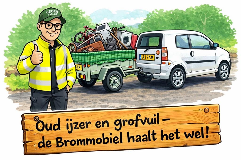 Oud ijzer en Grofvuil, de Brommobiel haalt het wel, Ophalen, Gebruikt, Overige metalen