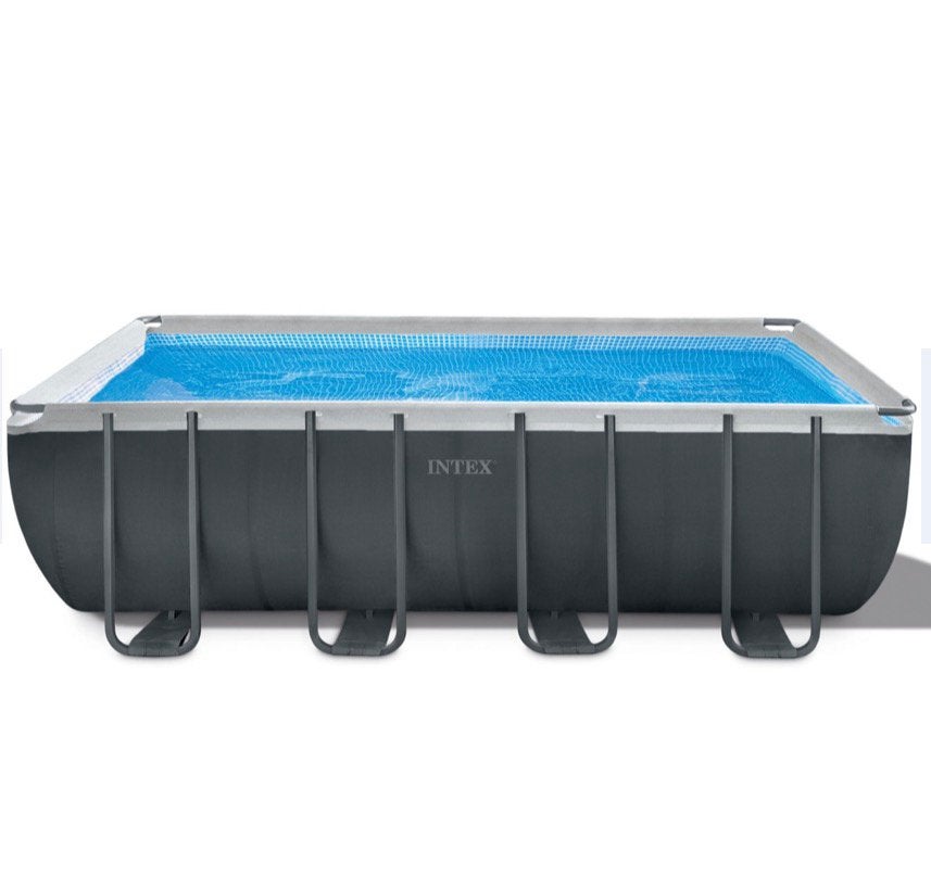 Intex Ultra XTR Frame  549 x 274 x 132 cm plus warmtepomp!, Tuin en Terras, Zwembaden, Gebruikt, 200 tot 300 cm, Rechthoekig, Ophalen