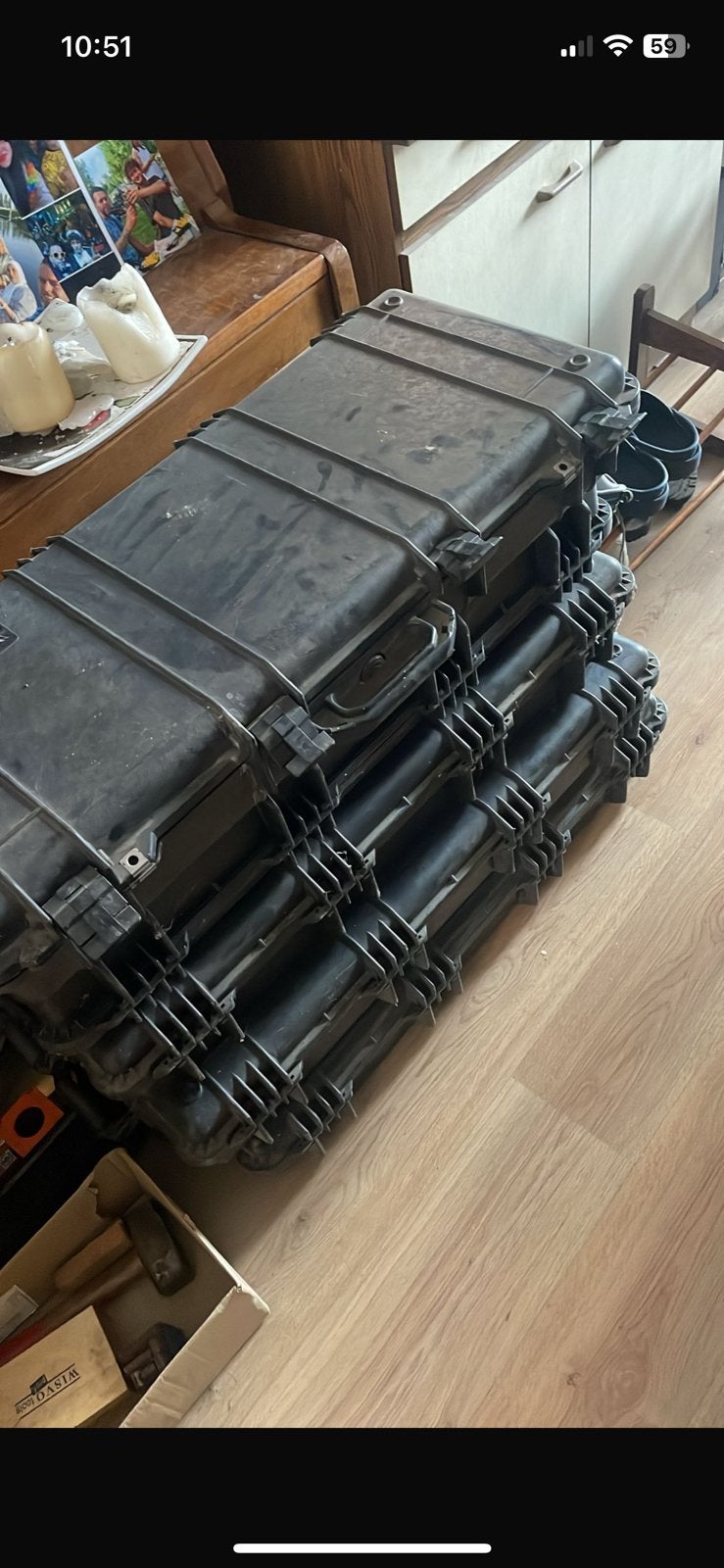 Peli case instrument koffer, Ophalen, Zo goed als nieuw