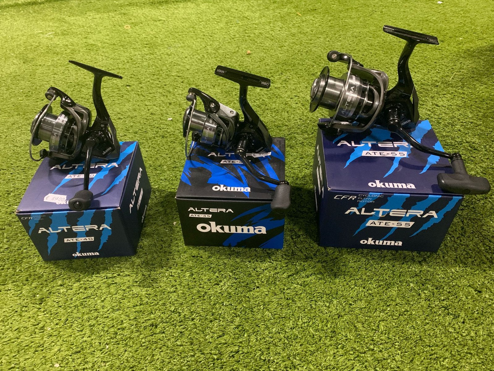 Nieuwe Okuma Altera ATE 4000 - 4500 - 5500 molens, 7 lagers, Ophalen of Verzenden, Nieuw, Molen