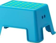 IKEA Försiktig opstapje blauw, Ophalen, Zo goed als nieuw, Kunststof