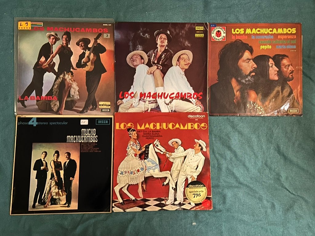 5 LP's Los Machucambos (ook per stuk te koop), LP, Gebruikt, Ophalen of Verzenden, Latijns-Amerikaans