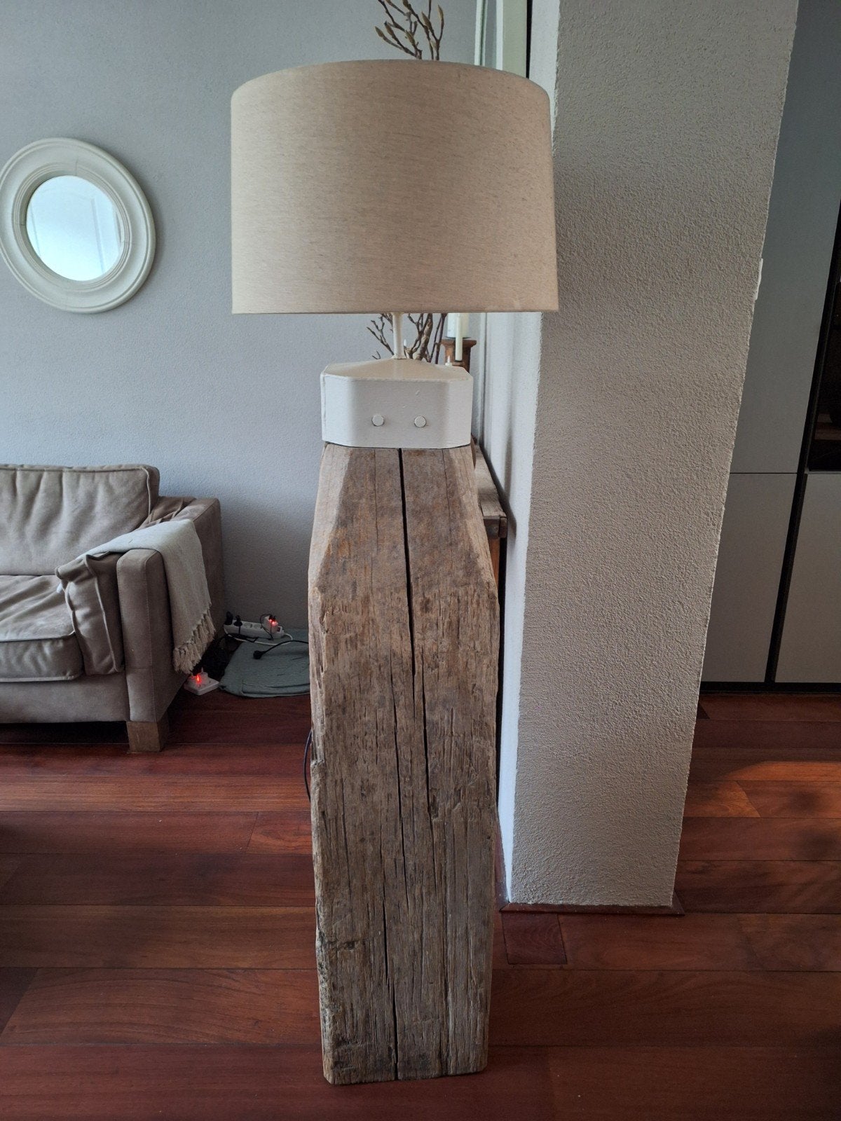 meerpaallamp, Huis en Inrichting, Ophalen, Gebruikt, E27 (groot), 150 tot 200 cm
