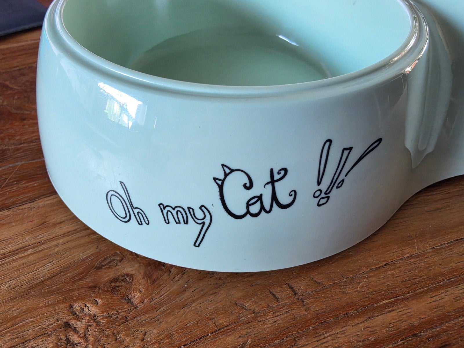 Beeztees Oh My Cat – Kattenvoerbak – Plastic – Mint – 27x14x, Ophalen of Verzenden, Zo goed als nieuw