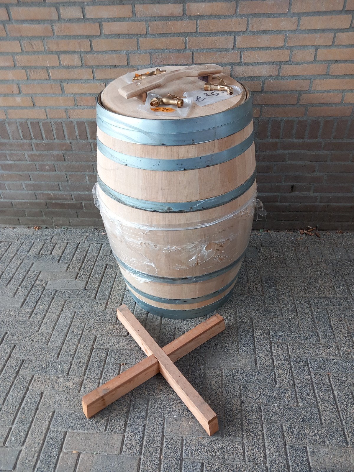 wijnvaten Regentonnen, 150 liter of meer, Ophalen, Nieuw, Hout