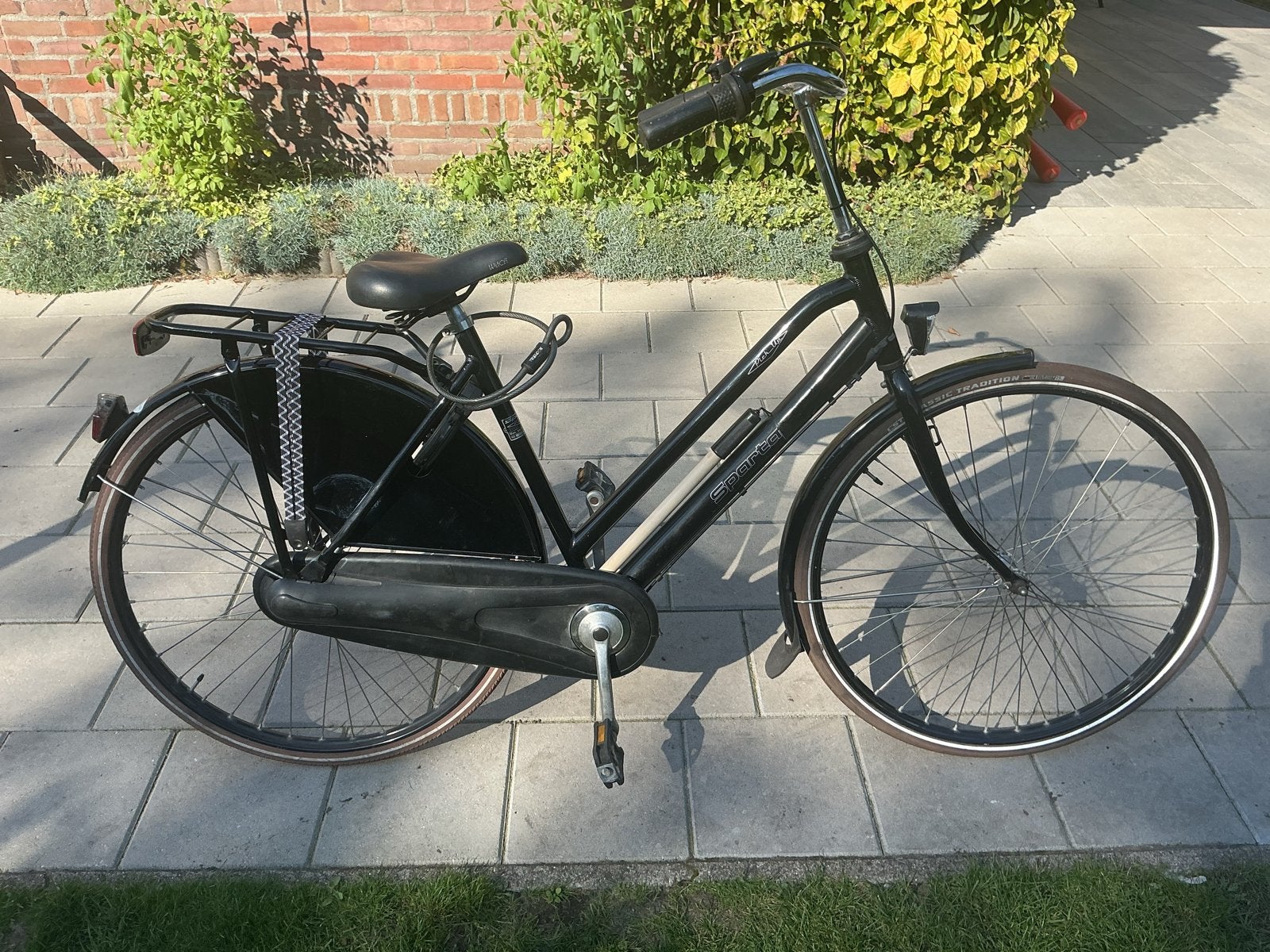 Sparta Omafiets 28 inch, 3 versnellingen, Framemaat 52 cm, Ophalen, Terugtraprem, Gebruikt, Versnellingen