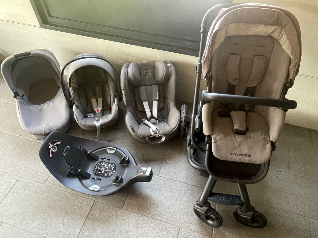Kinderwagen Easywalker en cybex autostoelen, Gebruikt, Met autostoeltje, Ophalen, Kinderwagen