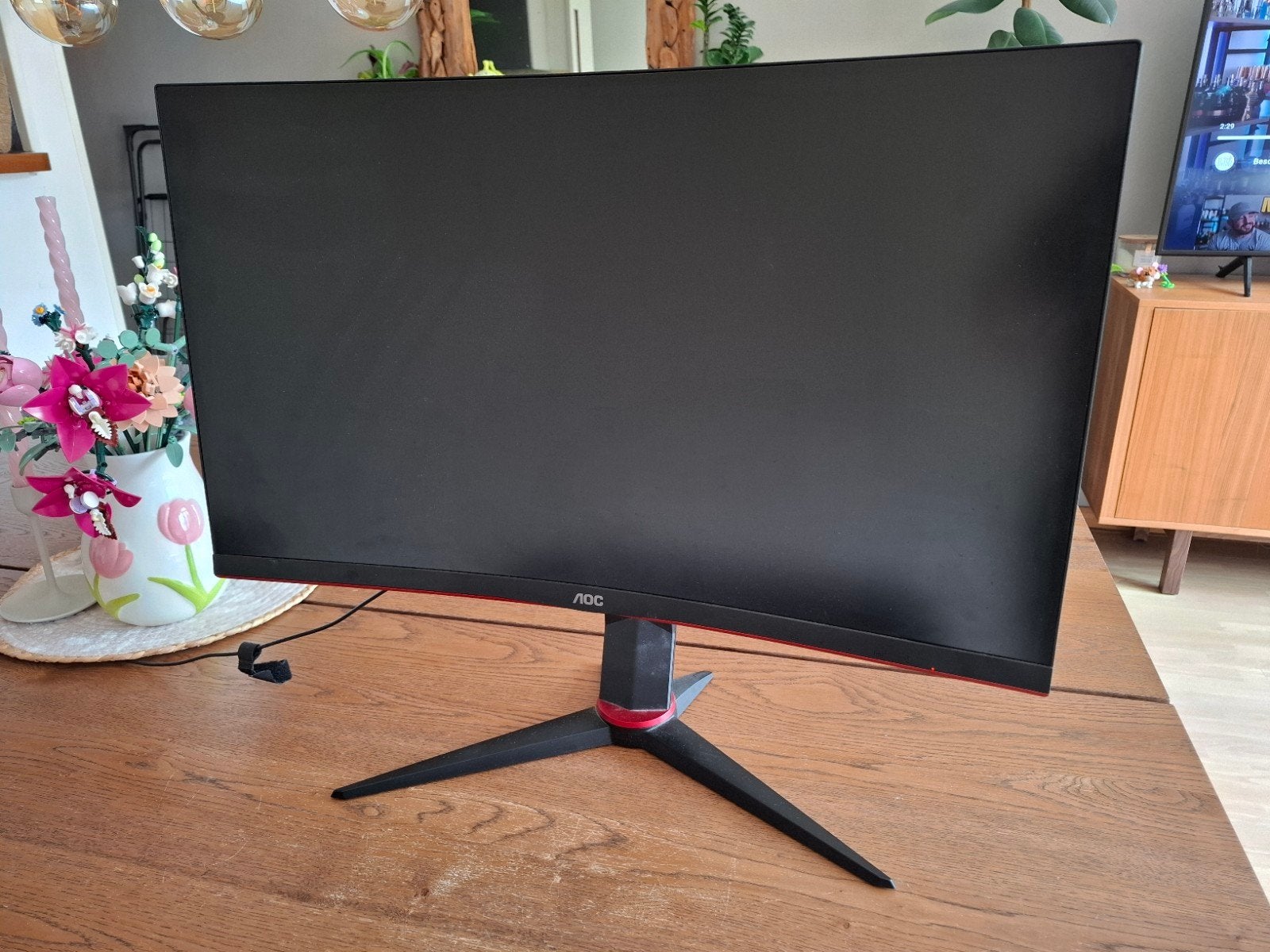 AOC 27" inch curved gaming monitor QHD 1440p 144hz VA panel!, Computers en Software, Monitoren, Kantelbaar, 101 t/m 150 Hz, VA