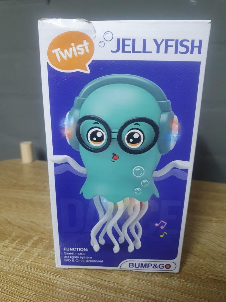Nieuwe Dansende Kwal met Licht en Geluid - Twist Jellyfish, Ophalen of Verzenden, Nieuw