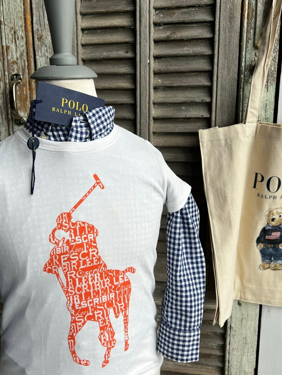 Prachtig RALPH LAUREN children’s literacy program shirt 128, Ophalen of Verzenden, Zo goed als nieuw, Shirt of Longsleeve, Polo Ralph Lauren