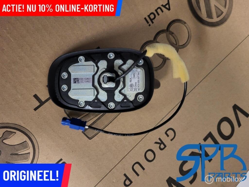 VW PASSAT B7 DAK ANTENNE GPS-antenne HAAIVIN 3C0035507AA, Gebruikt, Volkswagen, Ophalen of Verzenden, Volkswagen
