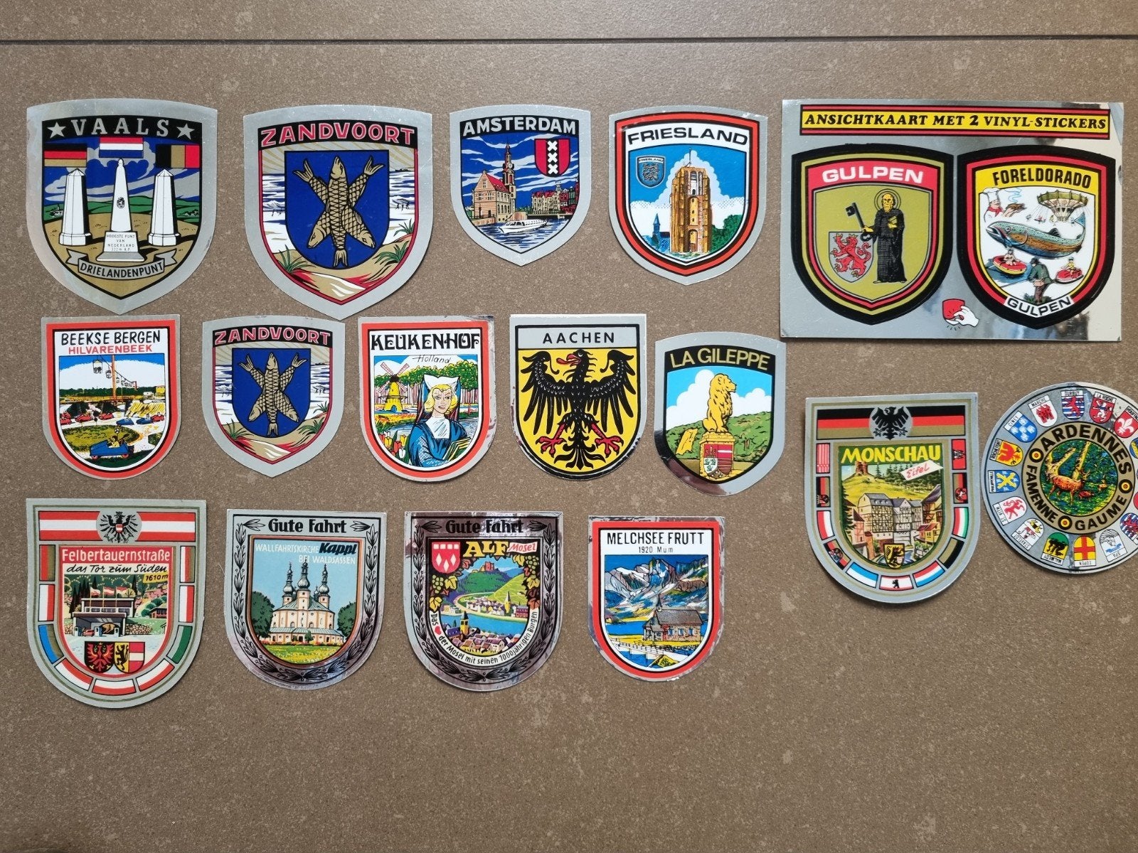Glitter Sticker Vaals drielandenpunt  ea, Ophalen of Verzenden, Zo goed als nieuw, Overige typen