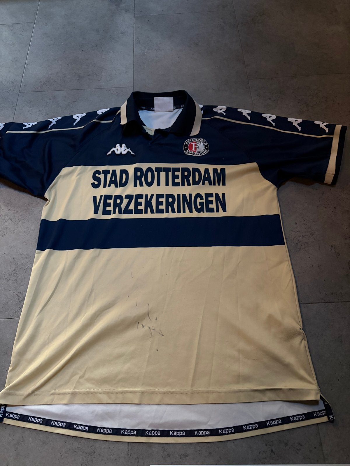 Feyenoord uit shirt 2000-01, Maat XL, Ophalen, Gebruikt, Shirt