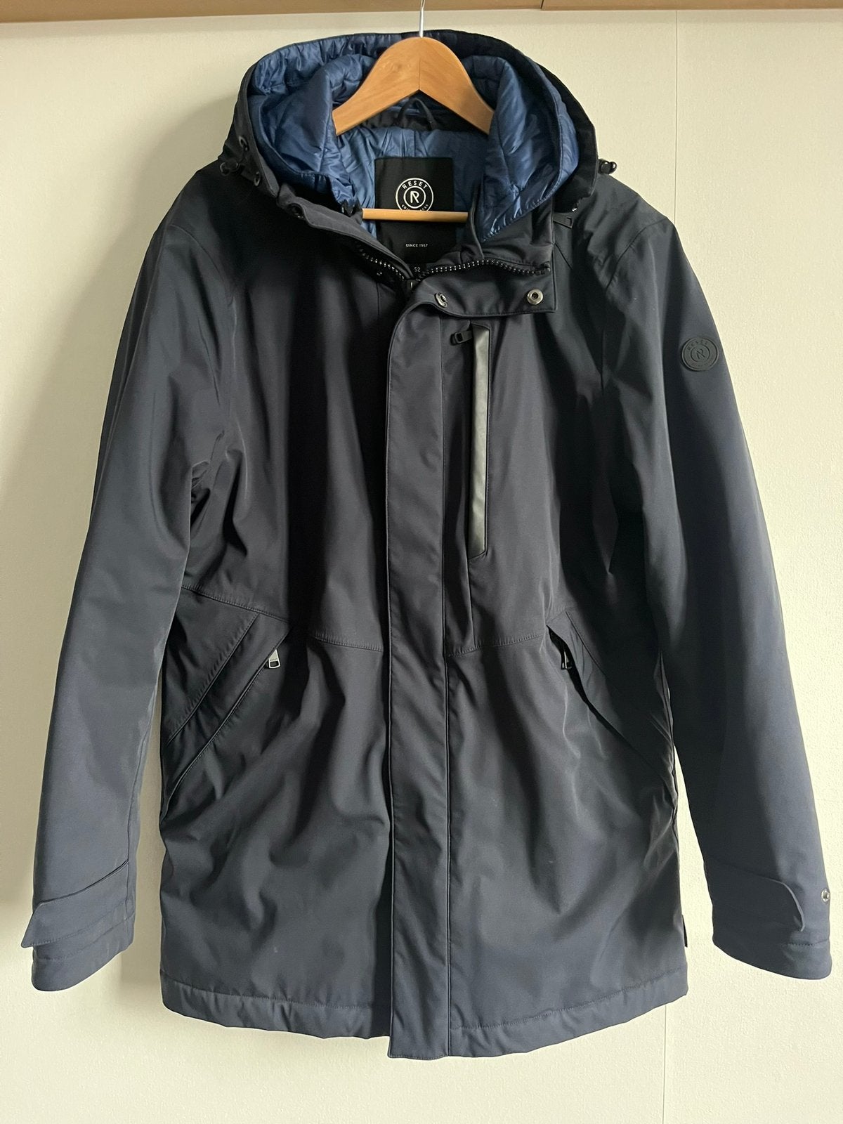 Winterjas Reset. Maat L/52, Kleding | Heren, Ophalen of Verzenden, Zo goed als nieuw, Maat 52/54 (L), Blauw