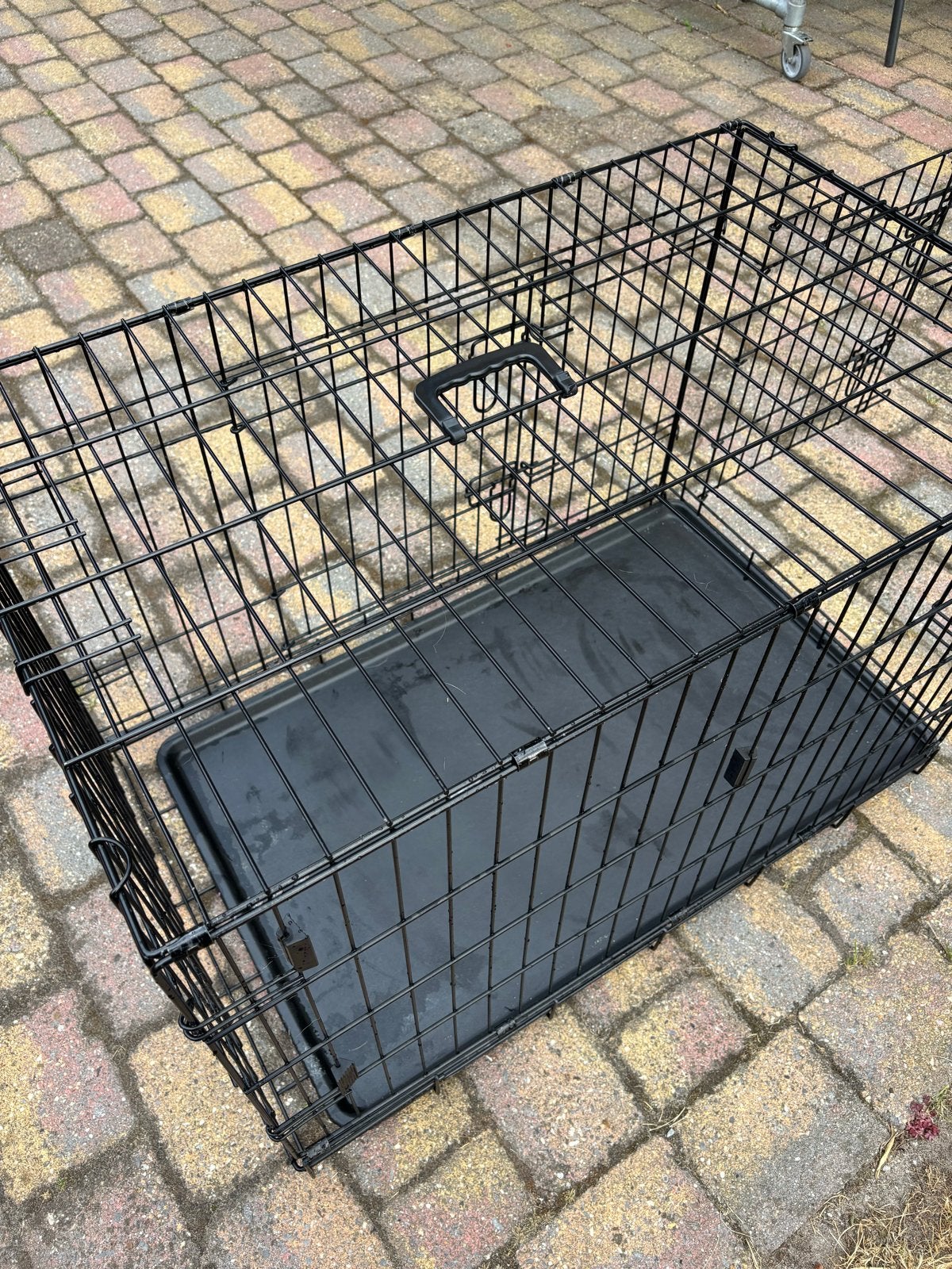 Ruime zwarte bench., Dieren en Toebehoren, Ophalen, Gebruikt