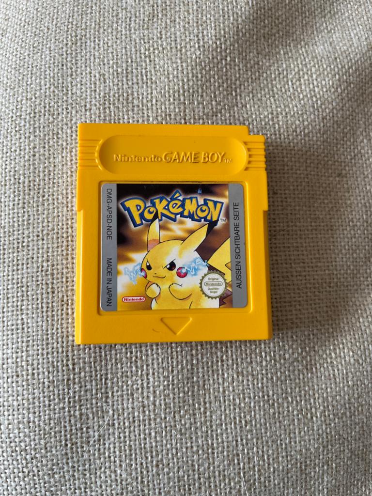Pokemon Geel spel (Game Boy) - cartridge only, Spelcomputers en Games, Games | Nintendo Game Boy, Gebruikt, 1 speler, Ophalen of Verzenden