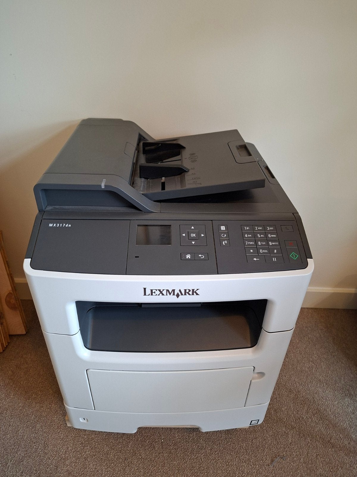 Lexmark MX317dn All-in-One Laserprinter, Computers en Software, Ophalen, Gebruikt, Lexmark, All-in-one