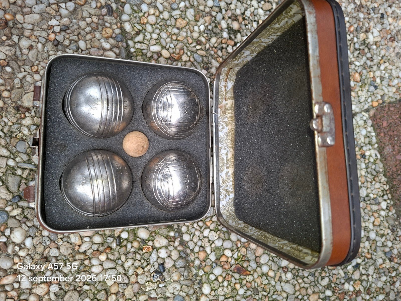 Jeudeboules set van 4 in koffer, Sport en Fitness, Ophalen of Verzenden