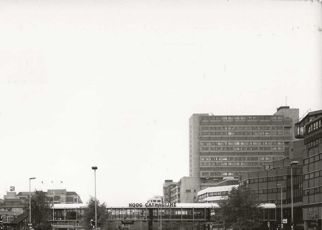 Utrecht Hoog Catharijne Foto 24-17 cm, Ophalen of Verzenden, 1960 tot 1980, Ongelopen, Utrecht