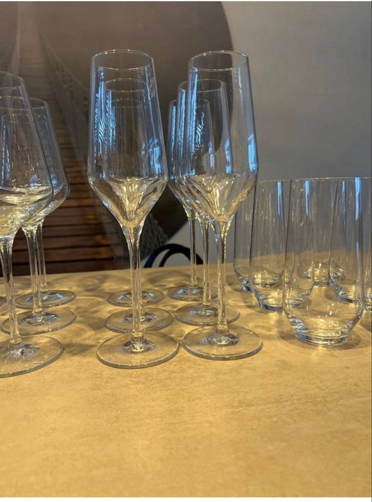 10 stuks champagne glazen Vivo Villeroy & Boch, Glas of Glazen, Villeroy & Boch, Ophalen of Verzenden, Overige stijlen