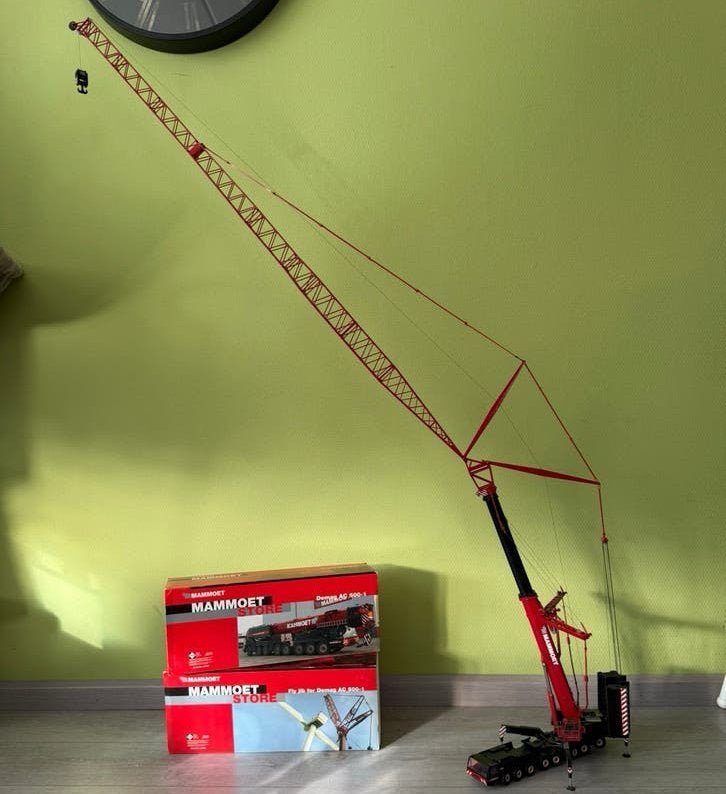 Mammoet Demag AC 500-1 Kraanmodel met Fly Jib, Hobby en Vrije tijd, Overige merken, 1:50 of kleiner, Overige typen, Ophalen of Verzenden