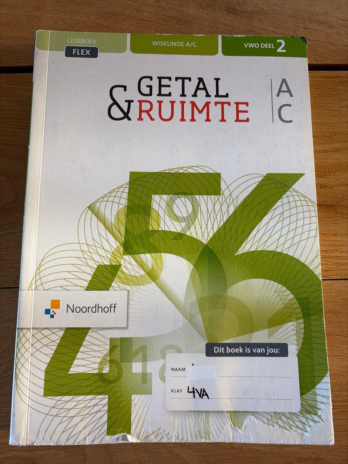 Getal&ruimte AC VWO deel 2, Ophalen of Verzenden, Gelezen