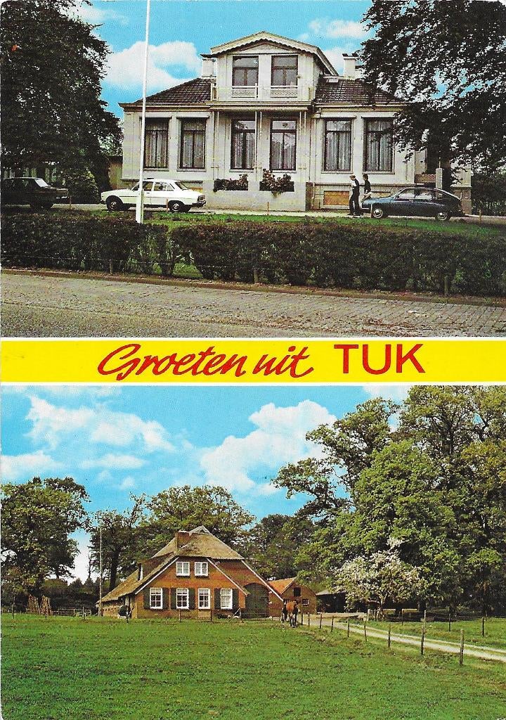 AK Tuk - Groeten uit...., Verzenden, 1960 tot 1980, Gelopen, Overijssel