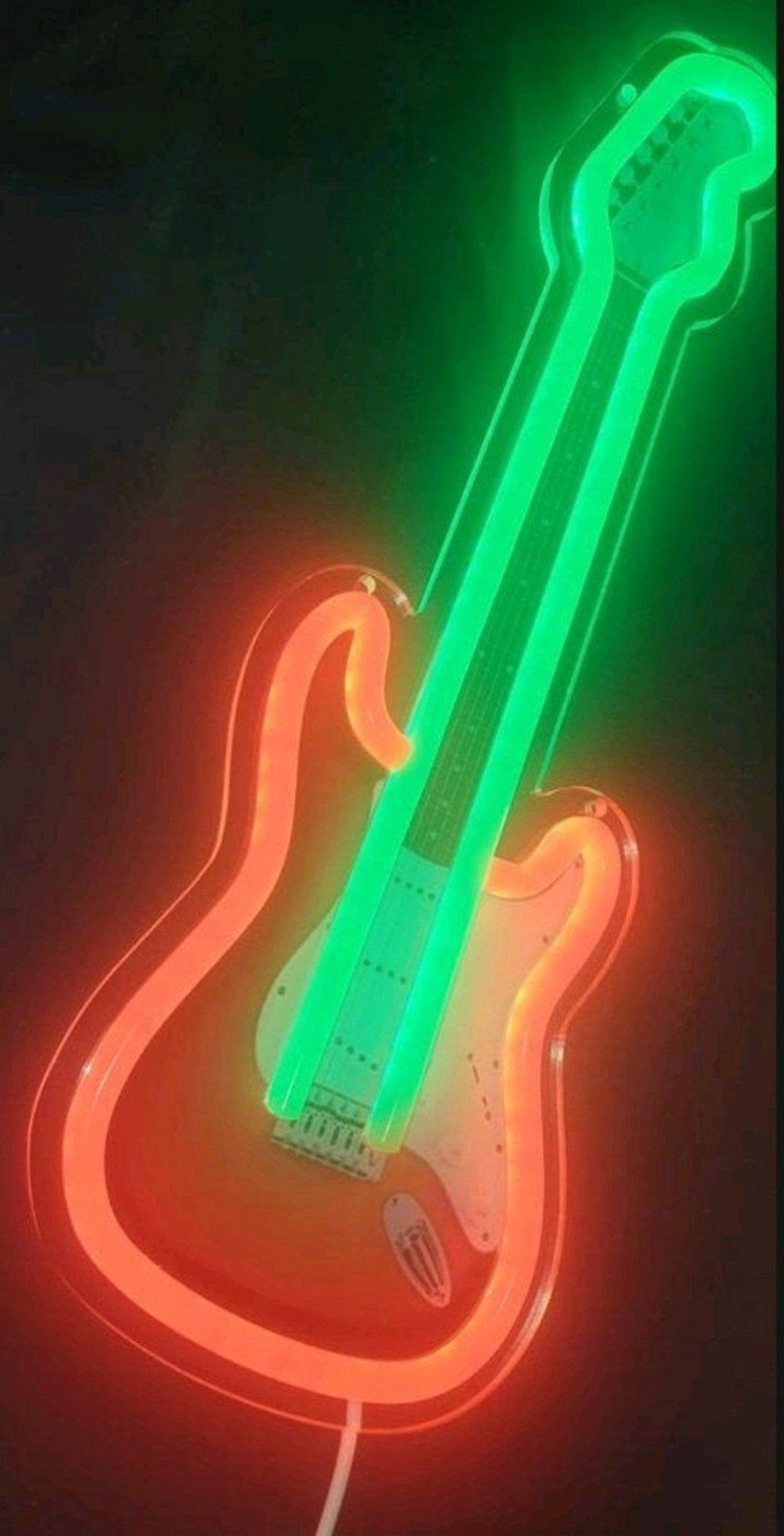 Neon LED Gitaar – De Ultieme Rock 'n Roll Sfeer!, Ophalen of Verzenden, Nieuw